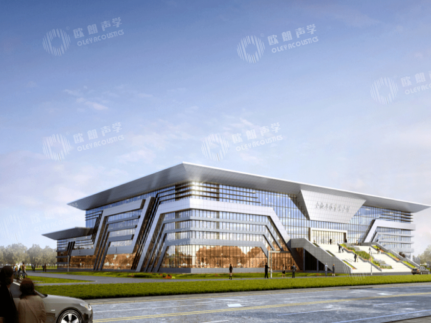 安徽全椒體育館無機噴涂